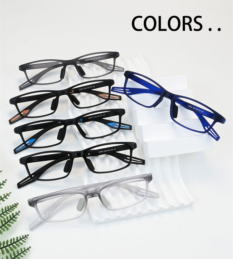 Kocolior Womens Full Rim Square Tr 90 Alloy Photochromic Reading Glasses 725502 — view 1 | Kocolior at FuzWeb