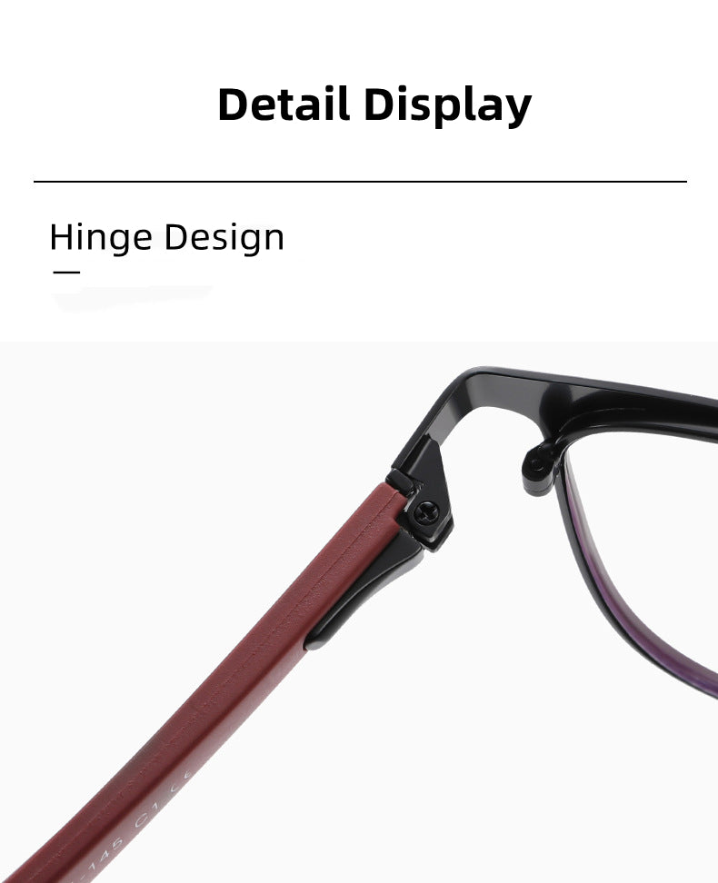 Kocolior Womens Full Rim Square Double Bridge Alloy Reading Glasses 91362 — view 1 | Kocolior at FuzWeb