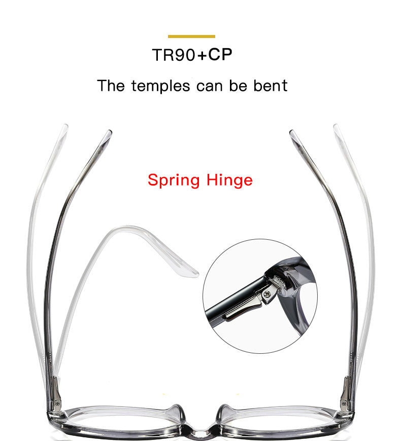 Handoer Womens Full Rim Oval Square Tr 90 Alloy Eyeglasses 795930 — view 1 | Handoer at FuzWeb