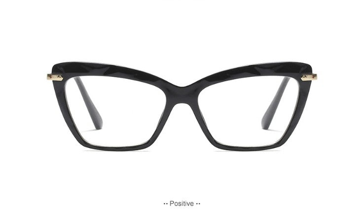 CCspace Womens Full Rim Rectangle Cat Eye Resin Alloy Frame Eyeglasses 45591 — view 6 | CCspace at FuzWeb