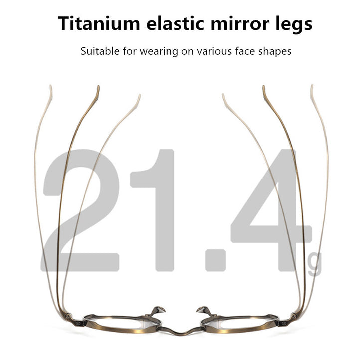 Bobbie Womens Full Rim Round Titanium Eyeglasses Clip On Sunglasses 992245 — view 1 | Bobbie at FuzWeb