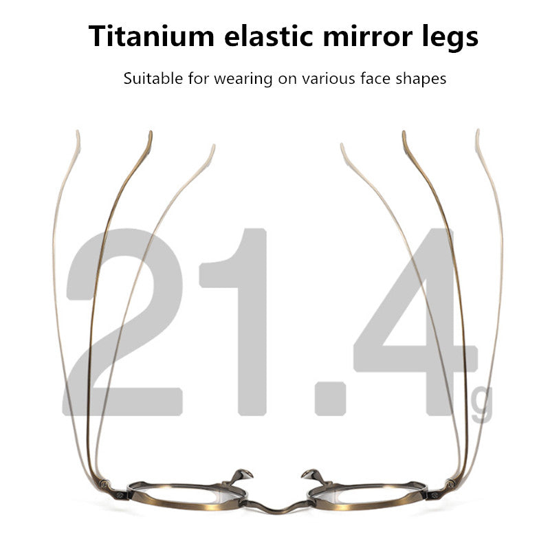 Bobbie Womens Full Rim Round Titanium Eyeglasses Clip On Sunglasses 612994 — view 2 | Bobbie at FuzWeb