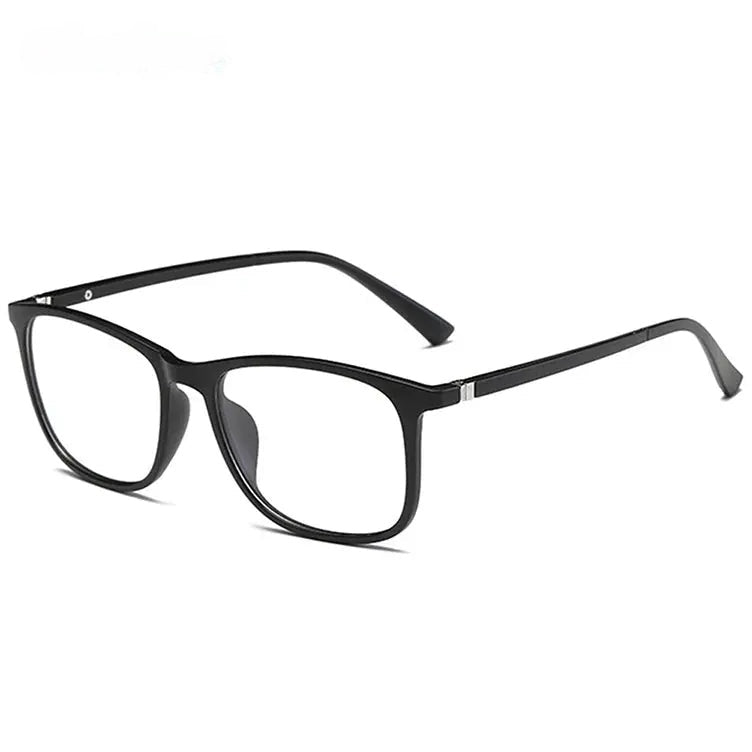 Chashma Ochki Unisex Full Rim Square Tr 90 Eyeglasses Clip On Sunglasses 2263/64.