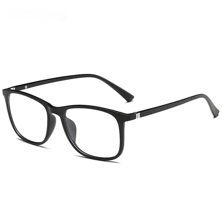 Chashma Ochki Unisex Full Rim Square Tr 90 Eyeglasses Clip On Sunglasses 2263/64.
