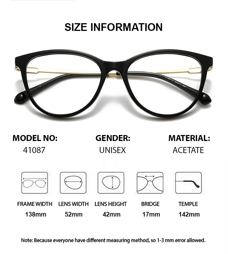 Chashma Ochki Womens Full Rim Cat Eye Acetate Eyeglasses 341087 — view 1 | Chashma Ochki at FuzWeb