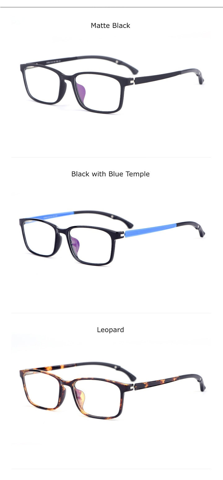 Chashma Ochki Unisex Full Rim Square Tr 90 Titanium Eyeglasses 5106 — view 7 | Chashma Ochki at FuzWeb