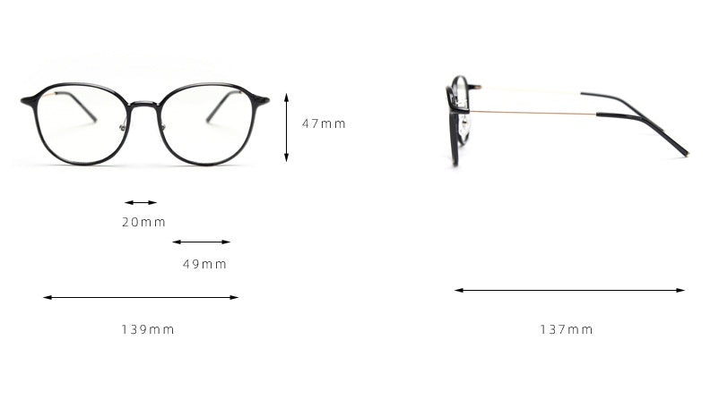 Chashma Ottica Womens Full Rim Round Tr 90 Titanium Eyeglasses 718276 — view 1 | Chashma Ottica at FuzWeb