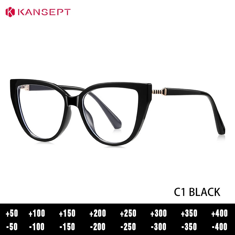 Kansept Unisex Full Rim Cat Eye Tr 90 Frames 152490 FuzWeb