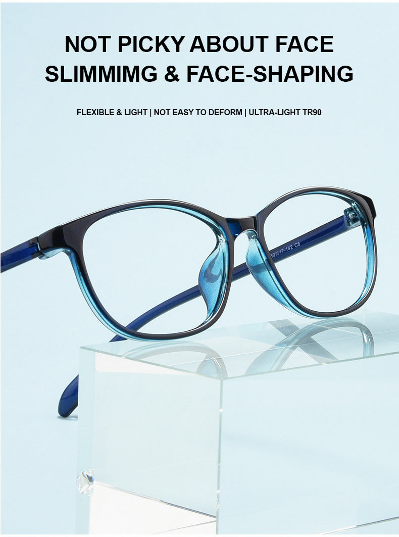 Summer Flower Womens Full Rim Small Square Tr 90 Titanium Eyeglasses 88010 — view 2 | Summer Flower at FuzWeb