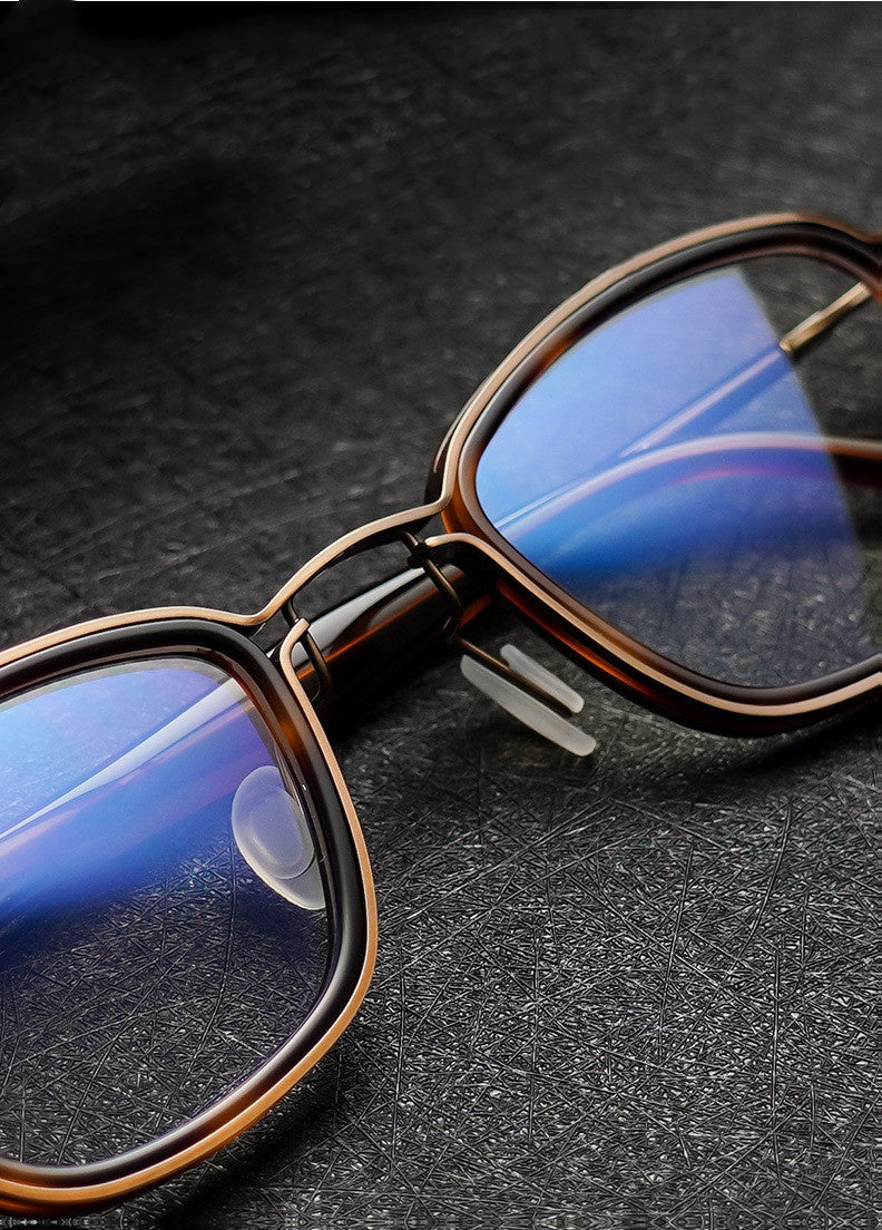 Chashma Ottica Unisex Full Rim Square Acetate Titanium Eyeglasses 795861 — view 2 | Chashma Ottica at FuzWeb