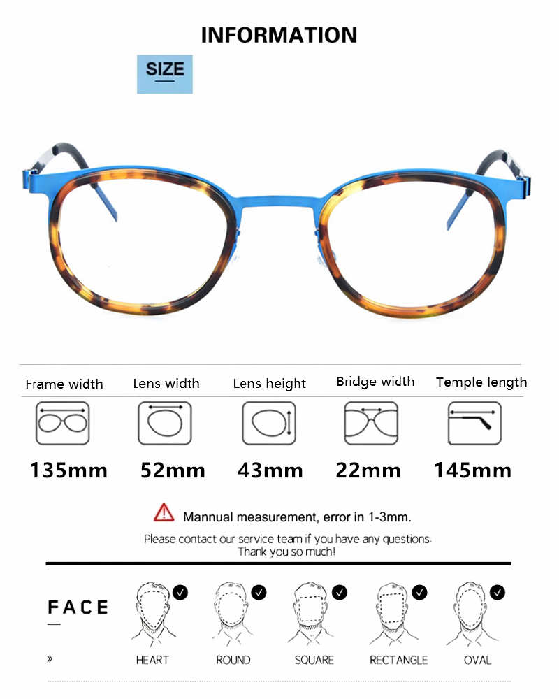Aimee Womens Full Rim Oval Round Acetate Titanium Eyeglasses 489799 — view 2 | Aimee at FuzWeb