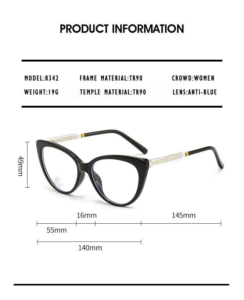 Kansept 8342 Eyeglasses — Frame Dimensions and Sizing Chart
