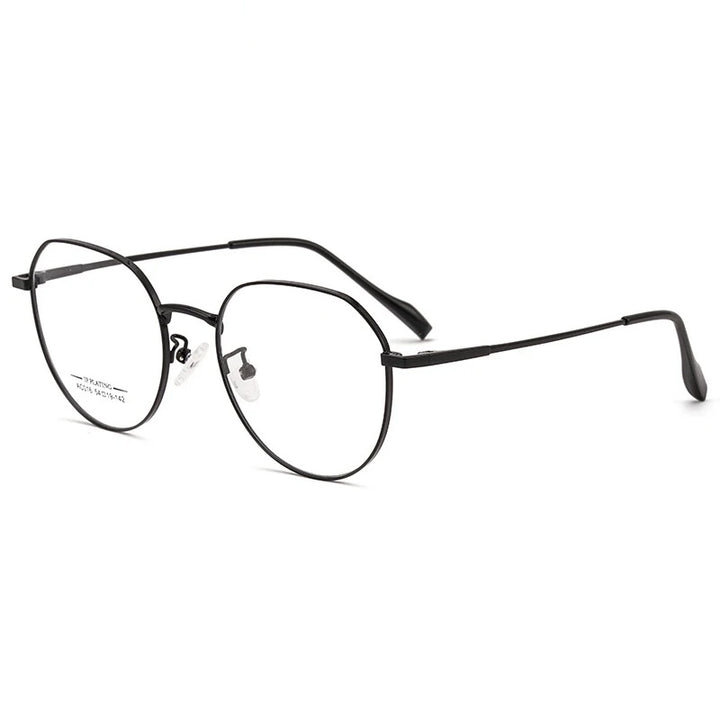 Chashma Ottica Unisex Full Rim Round Stainless Steel Eyeglasses Ac016