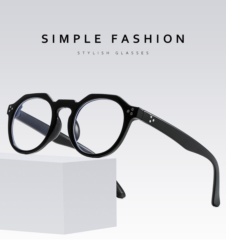 Kocolior Unisex Full Rim Round Acetate Reading Glasses 3395 — view 1 | Kocolior at FuzWeb
