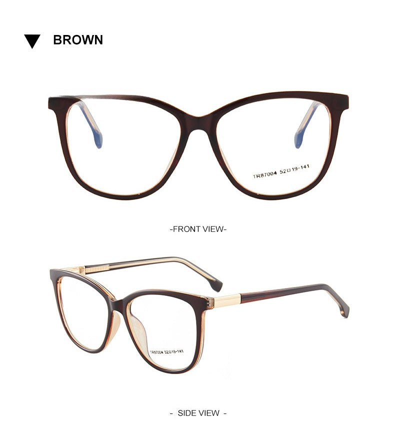 Chashma Ochki Womens Full Rim Square Tr90 Titanium Eyeglasses 87004 — view 10 | Chashma Ochki at FuzWeb