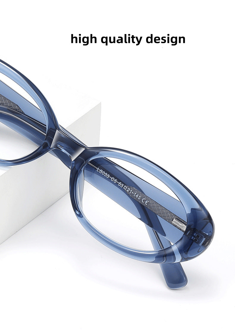 Kocolior Womens Full Rim Oval Acetate Photochromic Reading Glasses 629033 — view 2 | Kocolior at FuzWeb