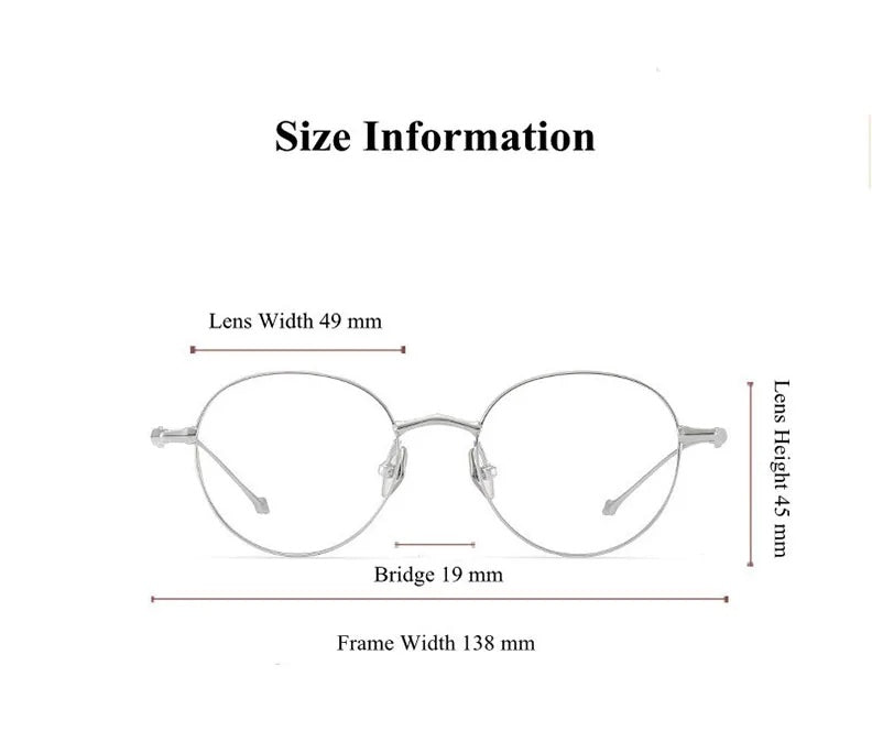 Chashma Ottica Womens Full Rim Round Titanium Eyeglasses — view 7 | Chashma Ottica at FuzWeb