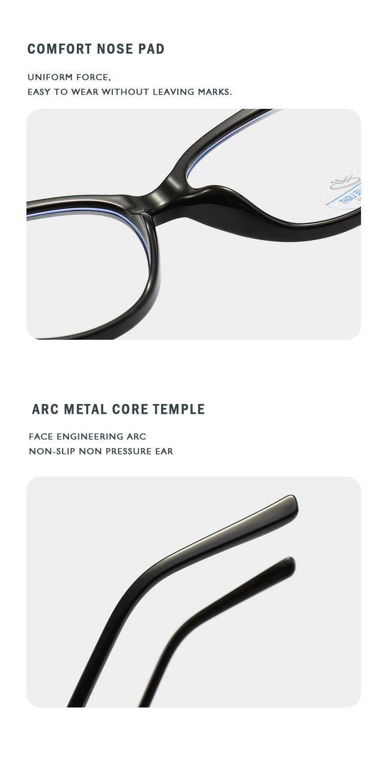 Kansept Womens Full Rim Cat Eye Polycarbonate Eyeglasses 8342 — view 4 | Kansept at FuzWeb