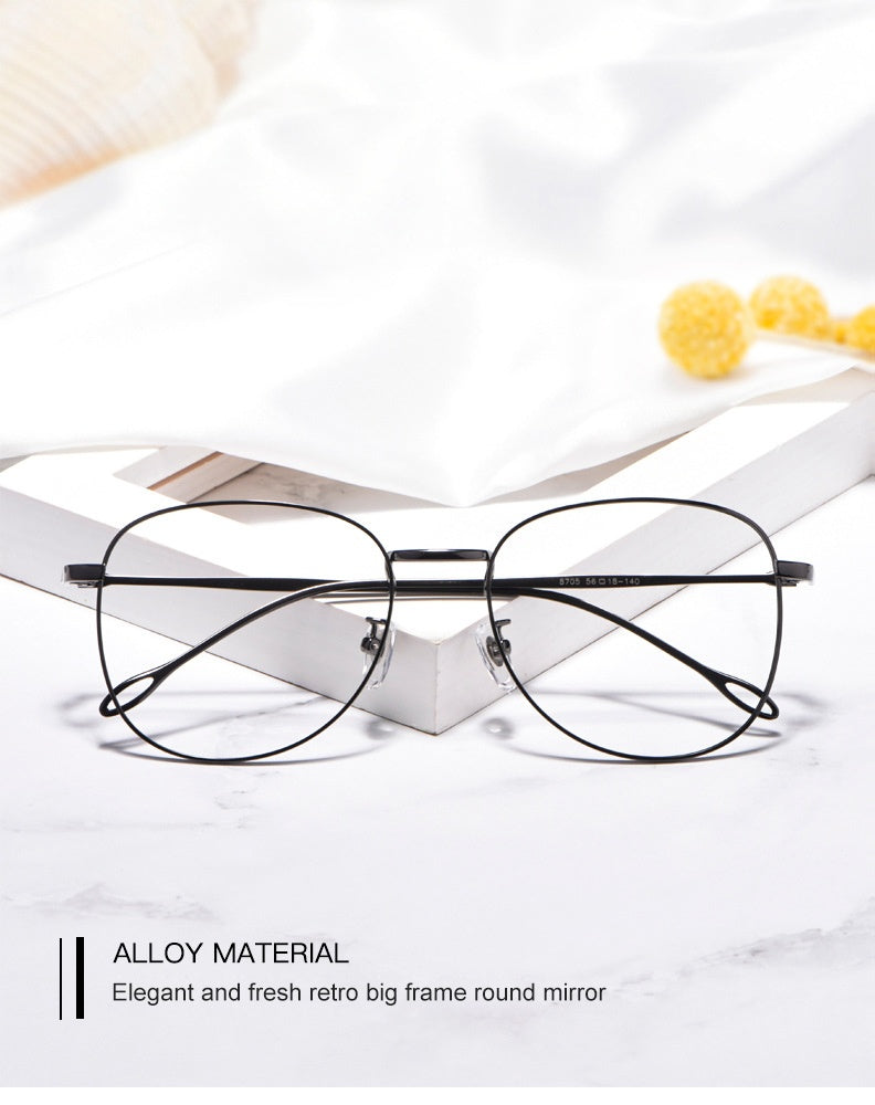 Chashma Ottica Unisex Full Rim Round Square Stainless Steel Eyeglasses — view 1 | Chashma Ottica at FuzWeb