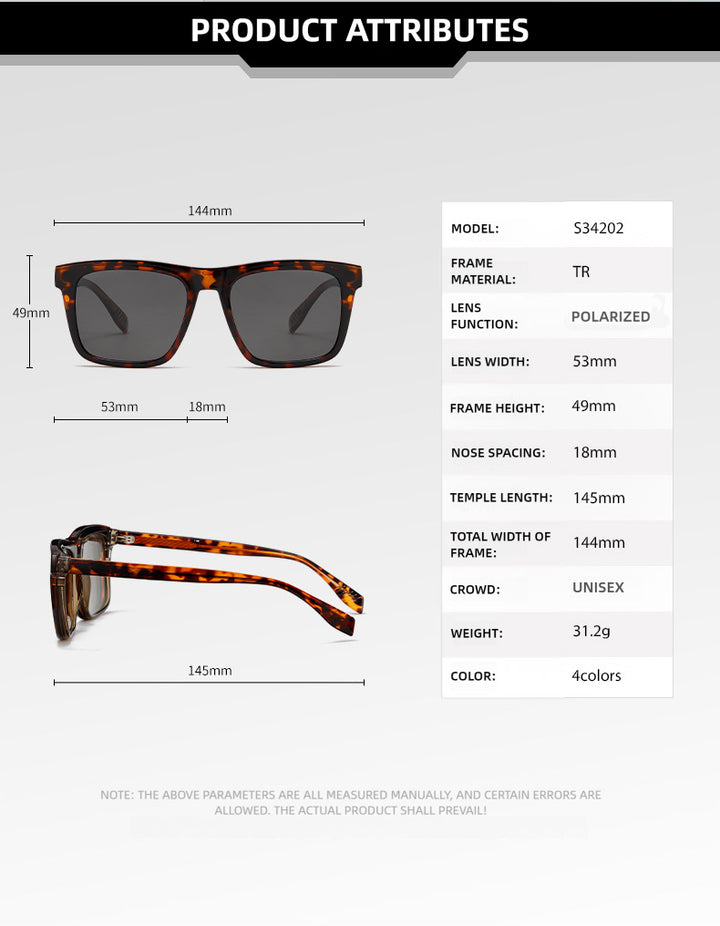 Kansept Unisex Full Rim Square Tr 90 Alloy Reading Glasses Clip On Sunglasses 34202 — view 3 | Kansept at FuzWeb