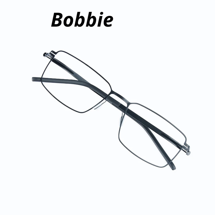 Bobbie Women's Full Rim Polygon Square Screwless Steel Eyeglasses 543719