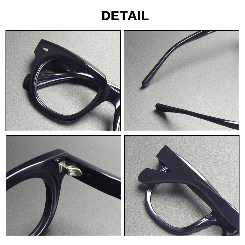 Gatenac Unisex Full Rim Square Acetate Reading Glasses 882224 — view 2 | Gatenac at FuzWeb