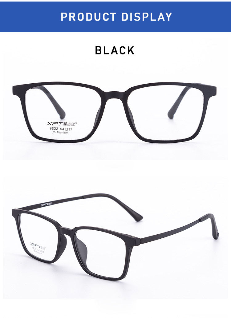 Kansept Unisex Full Rim Square Tr 90 Titanium Frames 982200 FuzWeb