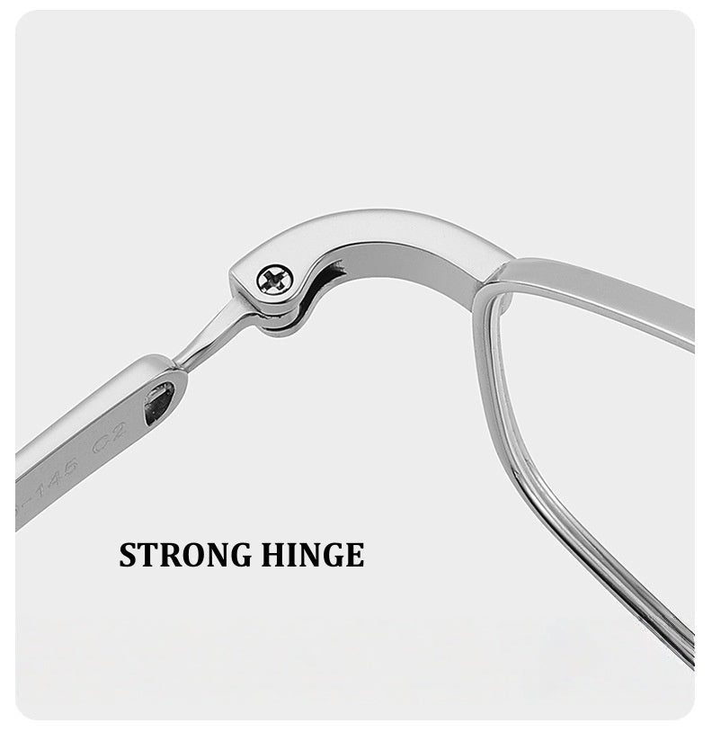 Chashma Ochki Unisex Full Rim Oval Titanium Eyeglasses 881218.