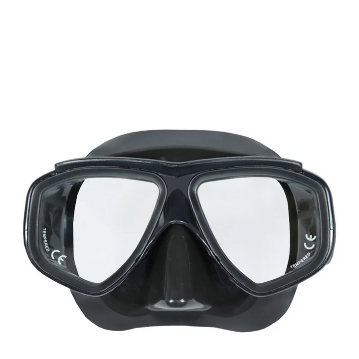 Aleefa Unisex Goggle Pc Silicone Tempered Glass Lens Swim Mask 64302