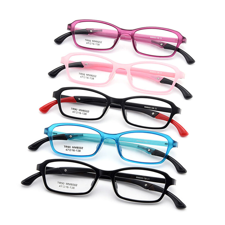 Gmei Unisex Eyeglasses Ultra-Light Tr90 Plastic M8002 — view 1 | Gmei Optical at FuzWeb