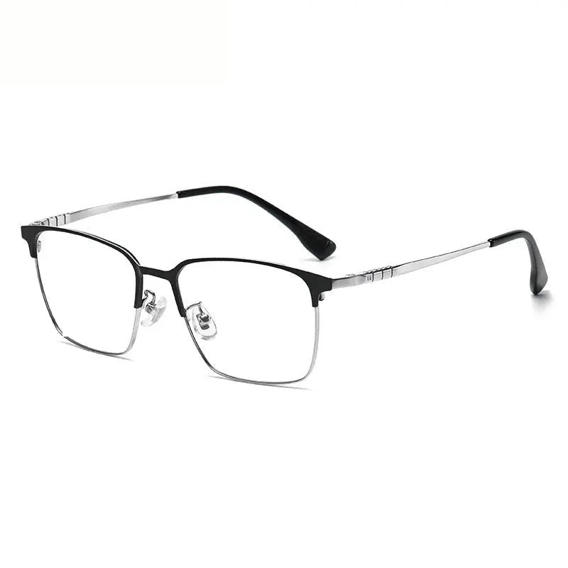 Chashma Ottica Unisex Full Rim Square Titanium Eyeglasses 98601 — view 5 | Chashma Ottica at FuzWeb