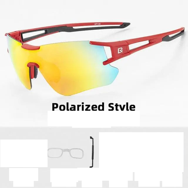 Rockbros Unisex Full Rim Rectangle Acetate Polarized Cycling Sunglasses 1000 Sunglasses RockBros