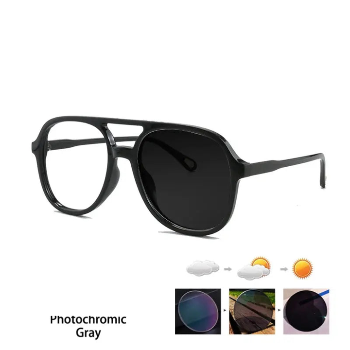 Kocolior Unisex Full Rim Square Double Bridge Tr 90 Reading Glasses 73312.