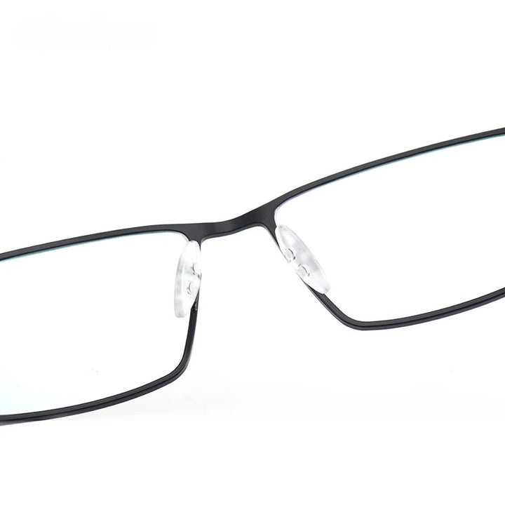 Chashma Ochki Mens Full Rim Square Alloy Eyeglasses 9386 — view 9 | Chashma Ochki at FuzWeb