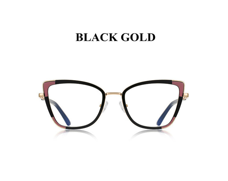 Summer Flower Womens Full Rim Square Cat Eye Tr 90 Titanium Eyeglasses 31334 — view 2 | Summer Flower at FuzWeb