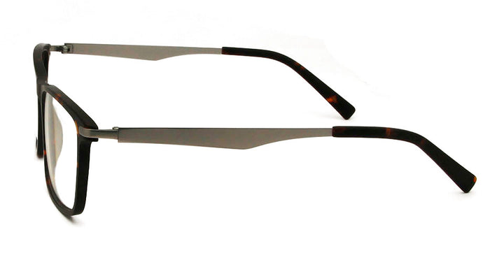 Esnbie Unisex Full Rim Square Acetate Titanium Eyeglasses 20091.