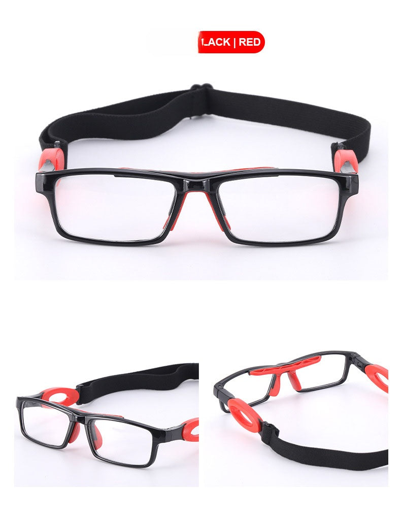 Chashma Ottica Unisex Full Rim Square Tr 90 Titanium Sport Eyeglasses C050.