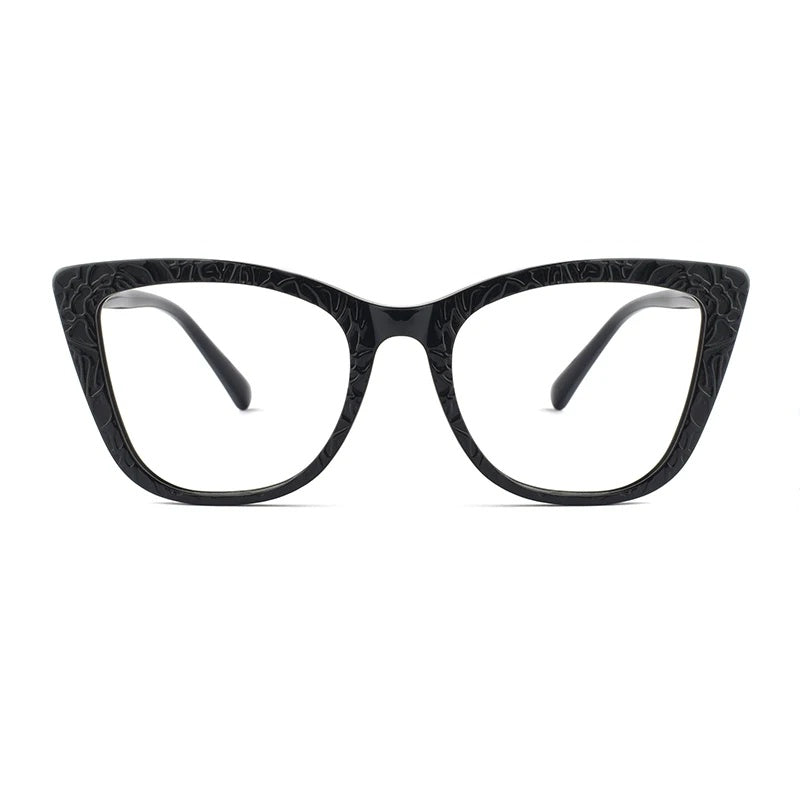 Hotochki Womens Full Rim Cat Eye TR-90 Resin Acetate Frame Eyeglasses Z508 — view 5 | Hotochki at FuzWeb