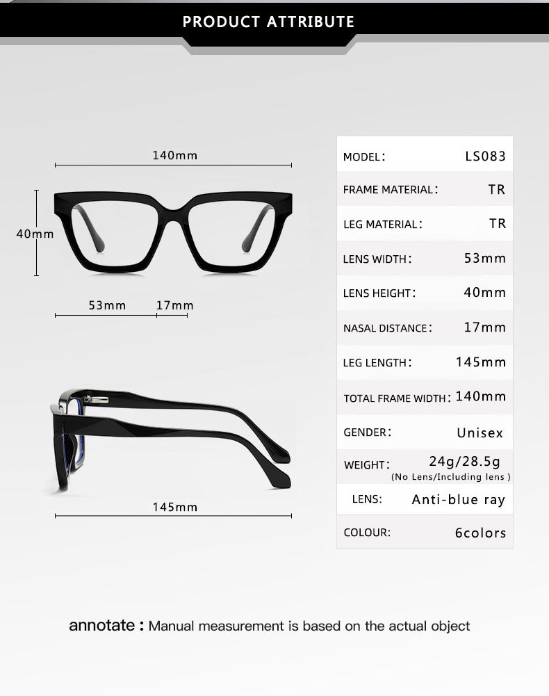 Vicky Womens Full Rim Square Cat Eye Tr 90 Reading Glasses 606083 — view 1 | Vicky at FuzWeb