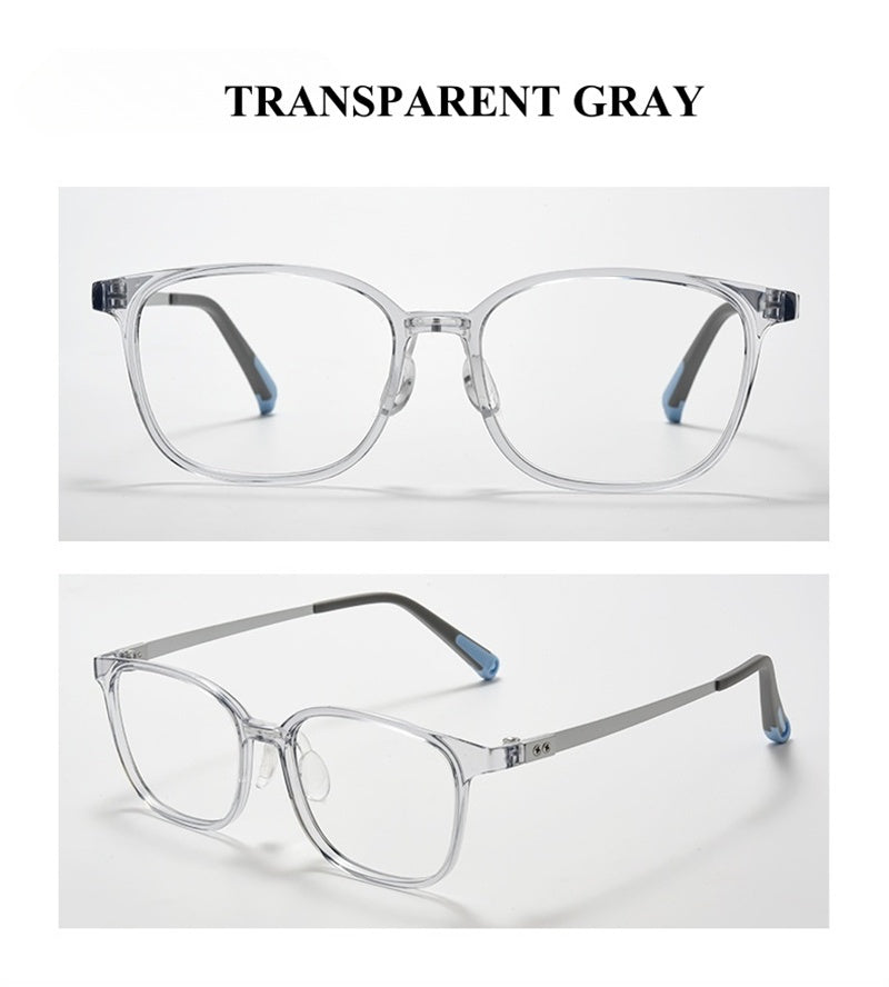 Chashma Ochki Unisex Full Rim Square Tr 90 Titanium Tr 90 Eyeglasses 396010.