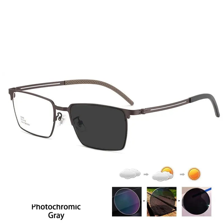 Kocolior Unisex Full Rim Polygon Square Alloy Reading Glasses 79996.