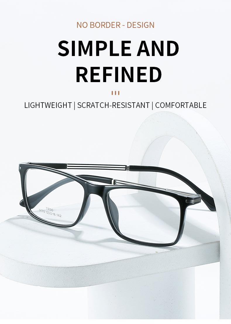 Hotochki Unisex Full Rim Aluminum Magnesium Frame Eyeglasses 9170 — view 1 | Hotochki at FuzWeb