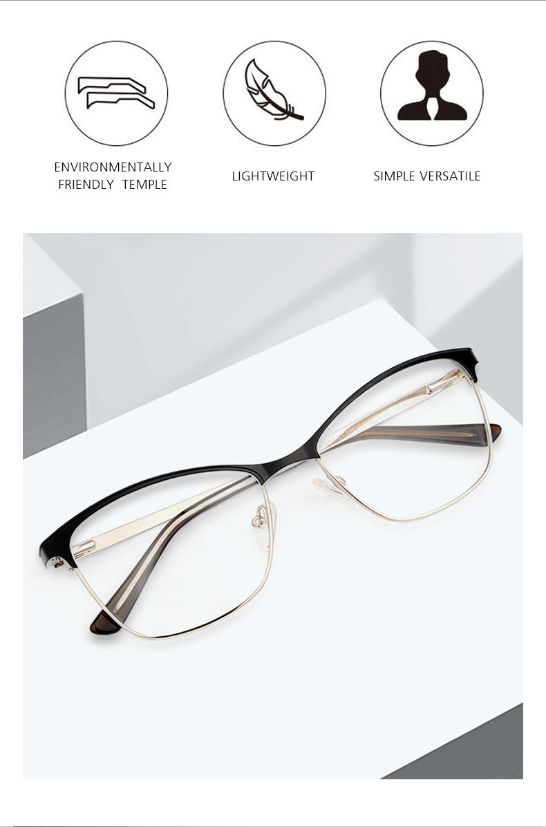 Kansept Womens Semi Rim Square Acetate Frames 220600 — view 2 | Kansept at FuzWeb