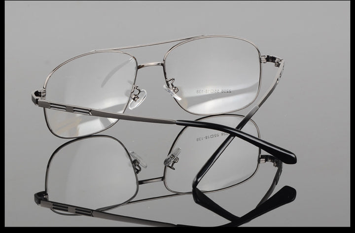 Unisex Alloy Frame Full Rim Eyeglasses 2256 — view 11 | Bclear at FuzWeb