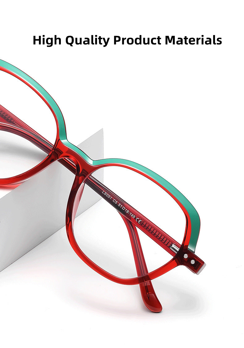 Kocolior Womens Full Rim Oval Tr 90 Alloy Photochromic Reading Glasses 242051 — view 2 | Kocolior at FuzWeb