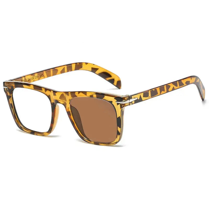 Kocolior Mens Full Rim Square Acetate Reading Glasses 18110.
