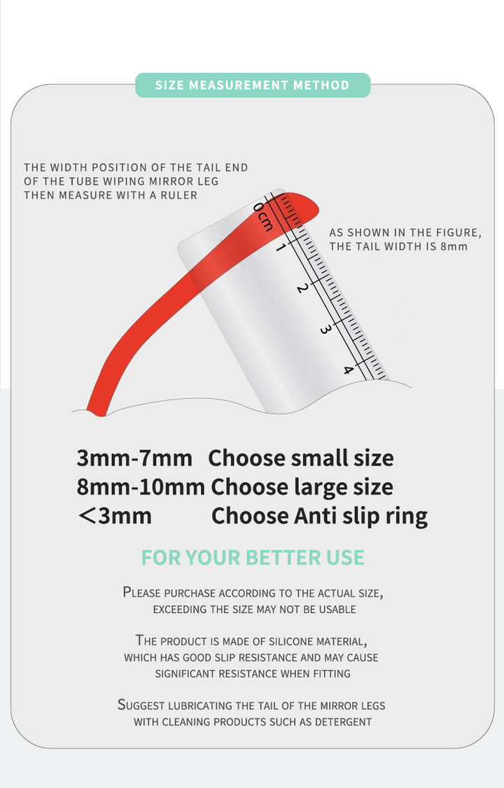 Secg Unisex Anti Slip Silicone Temple Ear Accessories 1036 — view 4 | Secg at FuzWeb