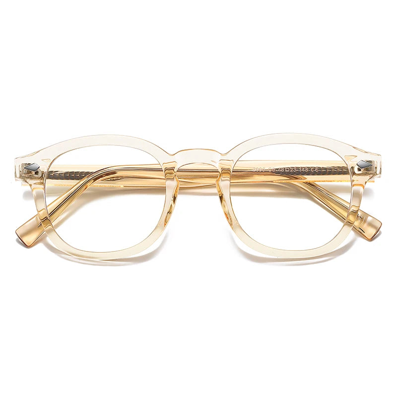 Vicky Unisex Full Rim Square Tr 90 Titanium Eyeglasses 2096 — view 8 | Vicky at FuzWeb