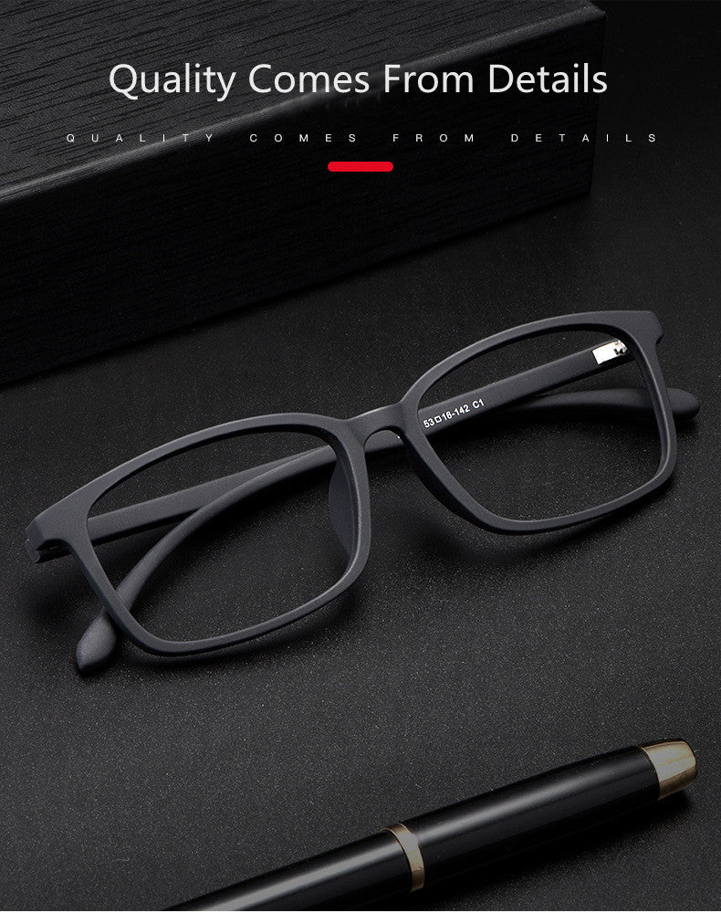 Kocolior Unisex Full Rim Square Tr 90 Hyperopic Reading Glasses 98007 — view 2 | Kocolior at FuzWeb