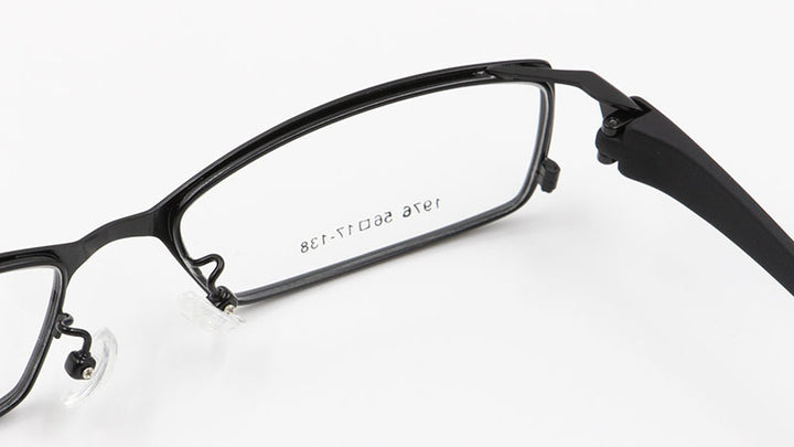 Bclear Mens Full Rim Alloy Frame Eyeglasses TR-90 Temples S1976 — view 6 | Bclear at FuzWeb